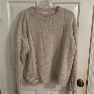 LA MIEL Taupe Knit Pullover